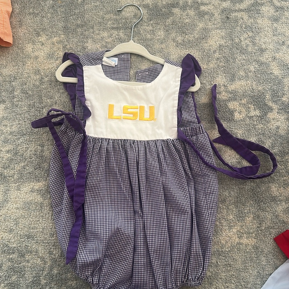 Vive la Fete LSU Tigers 18 month bubble